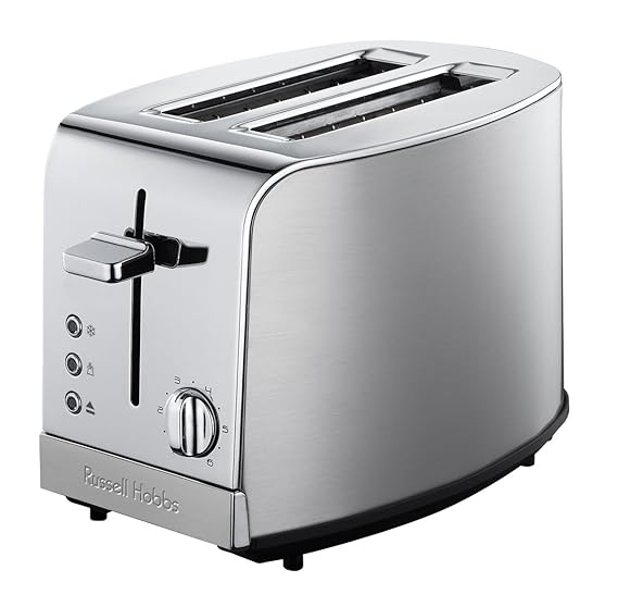 Russell Hobbs Deluxe 2 Slice Toaster Stainless Steel 18116 Amazon.co