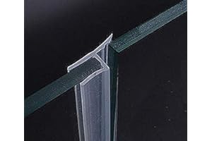 DALRUN Glass Door Side Seal Strip 98 Inch Frameless Shower Door Sweep for 1/4" Framelss Glass Door