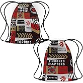 Pro Specialties Group Toronto Raptors Drawstring w/zipper Gym Bag for Sports, Travel, and Everyday Use