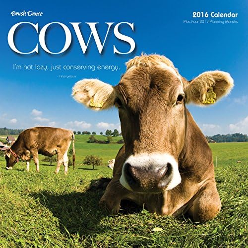 2016 Cows Wall Calendar Calendar – Wall Calendar, June 15, 2015
