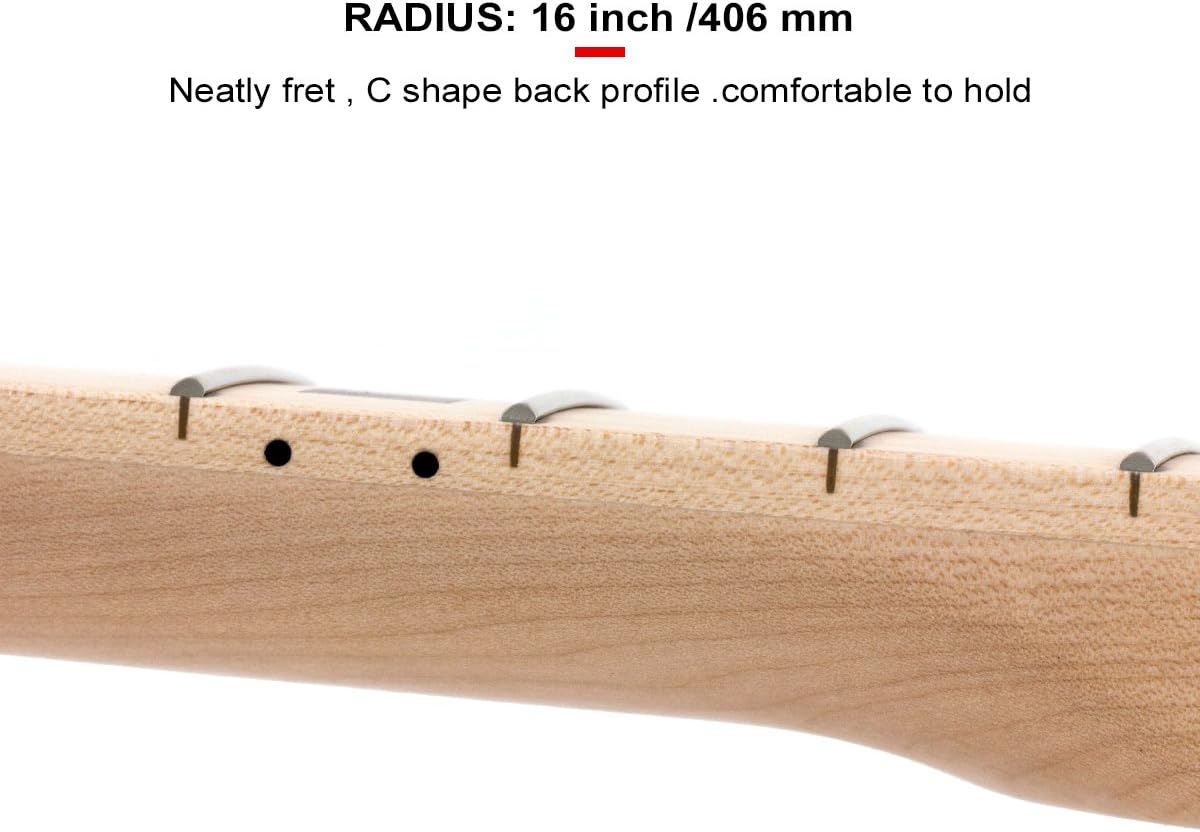 Electric Guitar Neck Paddle Head Unfinished Parts Replacement (MI2186) - Image 4