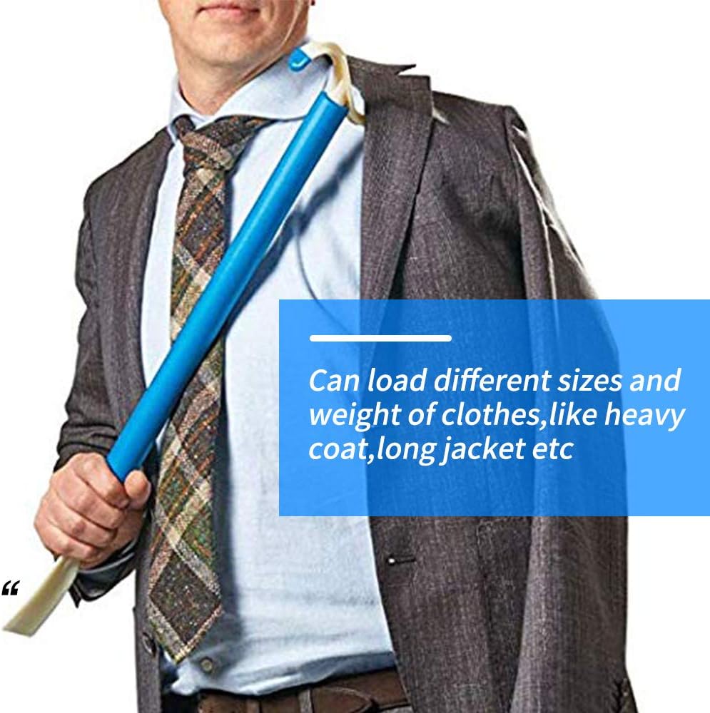 Dressing Stick Aid and Shoe Horn, 2-in-1 Tool,for Disability Aid for Daily Independent Living: Health & Personal Care