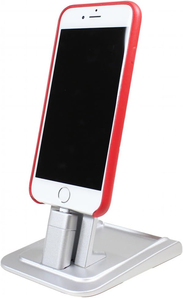 CableJiveHeroDock, Aluminium charging stand for iPhone and other smartphones, flexible, useful, universally compatible