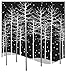Hero Arts Rubber Stamps Winter Trees Cling Stamp