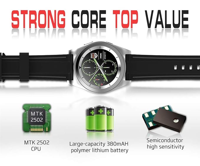 Smart Watch, Salud Vigilancia Sport Bluetooth Teléfono Reloj ...