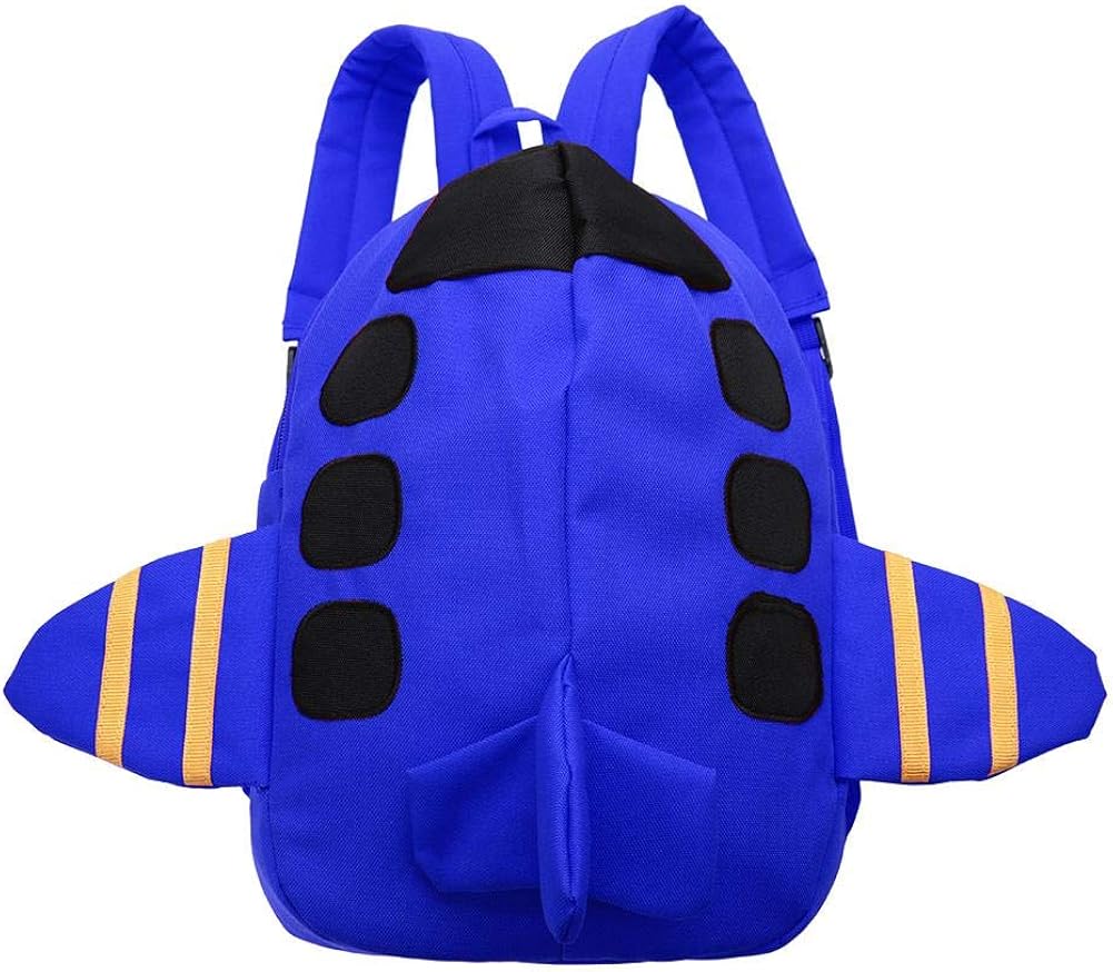 Preschool Backpack For Toddlers 3D Airplane Shape Cartoon School Bag