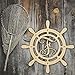 SALE 12-36 inch Ship Wheel Monogram - Wood Monogram - Wedding Monogram - Wooden Initials - Navy Decor - Boathouse - All Aboard - Nautical Decor- Door Hanger