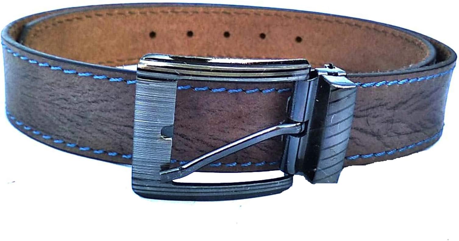 Forever99 men’ Formal Casual 100% Genuine Leather Belt Adjustable Buckle belts for men’s casual stylish width 38mm 38 Size inch color leather belts for men formal branded belt for jeans men
