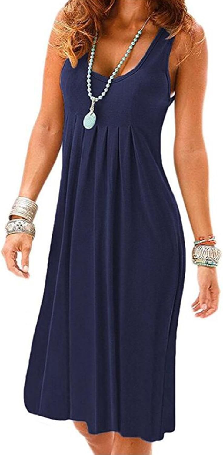 navy swing dresses