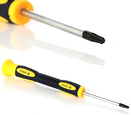 Neuftech Torx T8 Tournevis Reparateur De Tournevis Pour Manette De Xbox 360 Noir Jaune Amazon Fr Bricolage