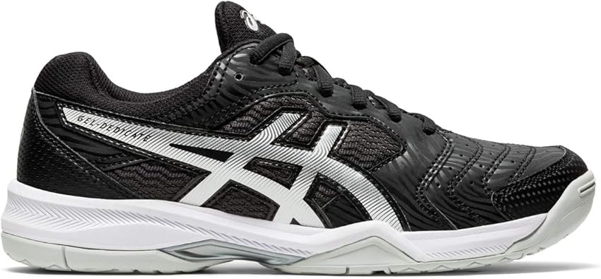 asics womens black tennis shoes