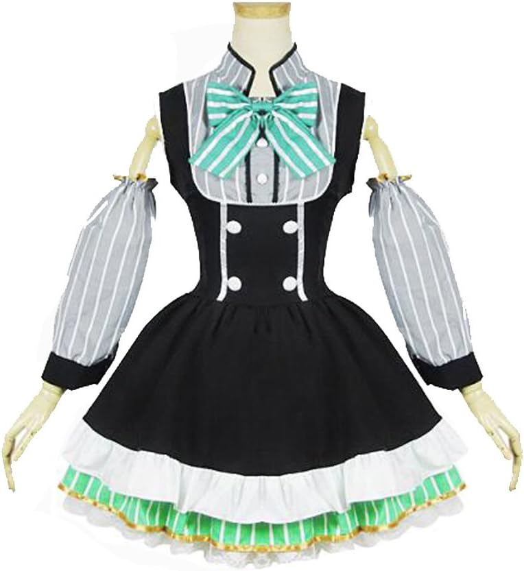 zhiqing Womens Cosplay Costume Cartoon Anime Halloween Cosplay Dress Green