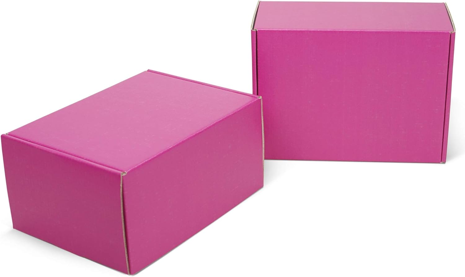 Hot PInk Shipping Boxes 8" x 6" x 4" PInk Shipping Box
