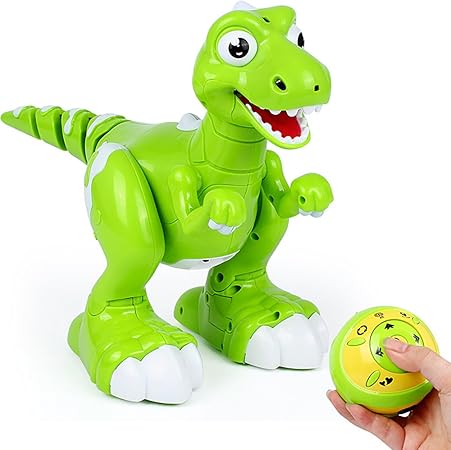 Amazon Aomeiqi 恐竜 おもちゃ 子供 知育玩具 インテリジェン リモコン恐竜ロボット手振り制御 多機能電動恐竜 歩く スプレー 前進後退 左右折 歌う 踊る 回るなど 男の子おもちゃ 電動ロボット おもちゃ