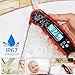 uvistare Digital Meat thermometer, Instant Read Thermometer, 2-4s Ultra-Fast Waterproof Cooking Thermometer for Grilling, Smoker, Oven (2 Batteries & Temperature Guide Included)