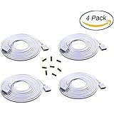 4PCS 2M 6.56ft 4 Color RGB Extension Cable LED Strip Connector Extension Cable Cord Wire 4 Pin LED Connector for SMD 5050 3528 2835 RGB LED Light Strip ( 4 PCS )