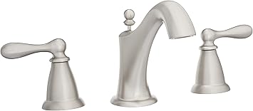 Moen Ws84440srn Caldwell Two Handle High Arc Bathroom Faucet Spot