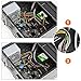 Honyear Zip Ties 500 Pcs Nylon Cable Zip Ties with Self-Locking 4/5/6/8/10 Inch, Black, UV Resistant, Heavy Duty
