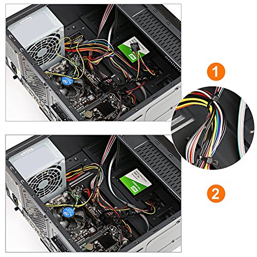 Honyear-Zip-Ties-500-Pcs-Nylon-Cable-Zip-Ties-with-Self-Locking-4681012-Inch-Black-UV-Resistant-Heavy-Duty