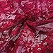 Yomoko Women Sexy Deep V-Neck Lace Maternity Photography Maxi Dress Wine Red