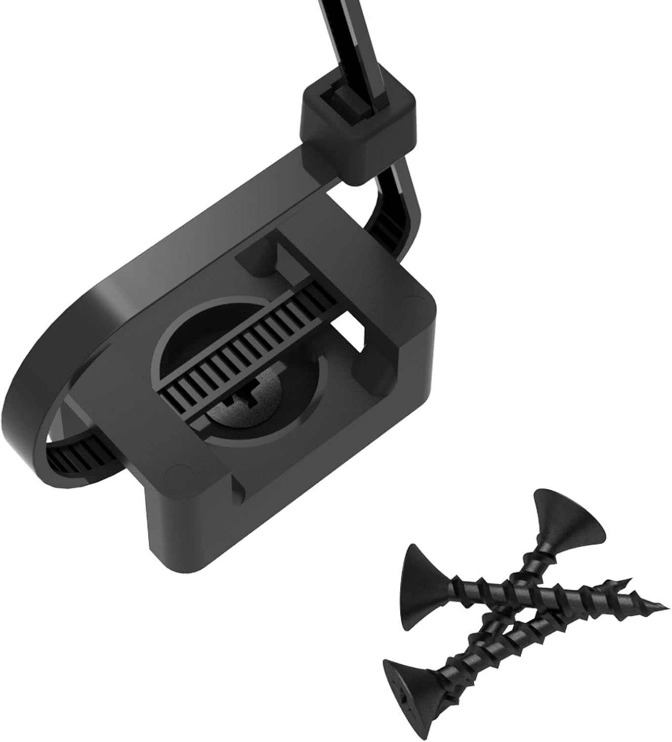 XIAOXI Zip Tie Mount Wire Holder Saddle Type, Cable Zip