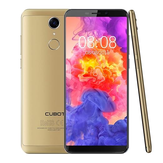CUBOT Nova 4G LTE Dual SIM Smartphone (Dual 4G Netzwerke) Handy Ohne Vertrag Android 8,1, 5.5 Zoll(18:9) HD+IPS Display 2800 