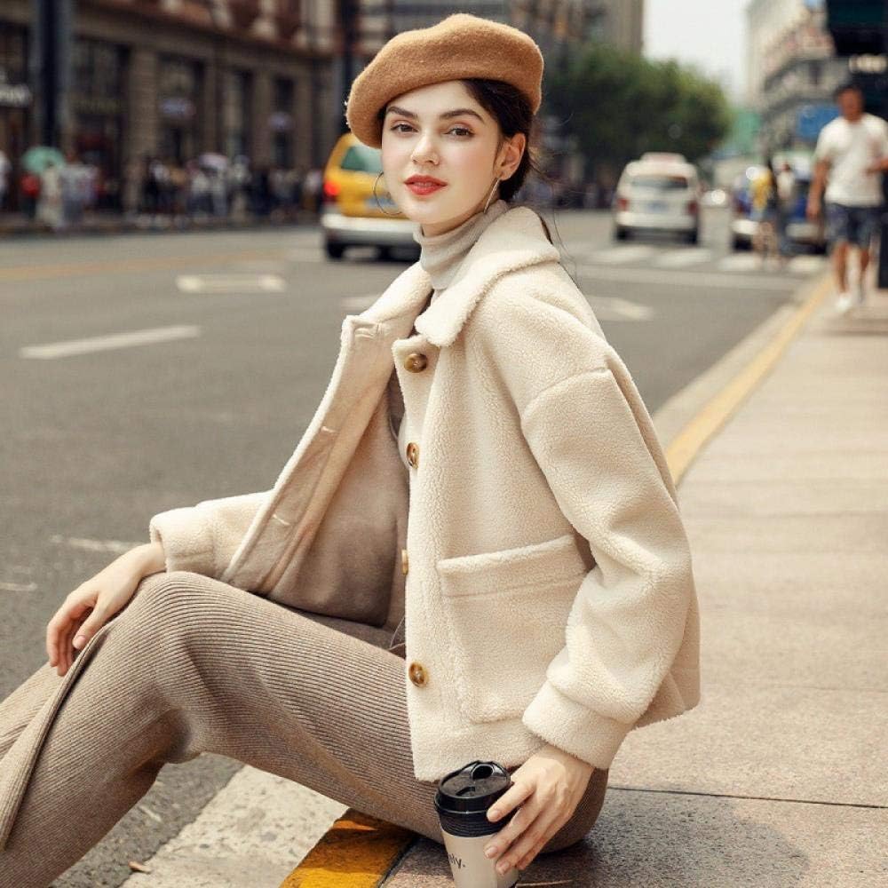 ZQSB Lamb wool coat women