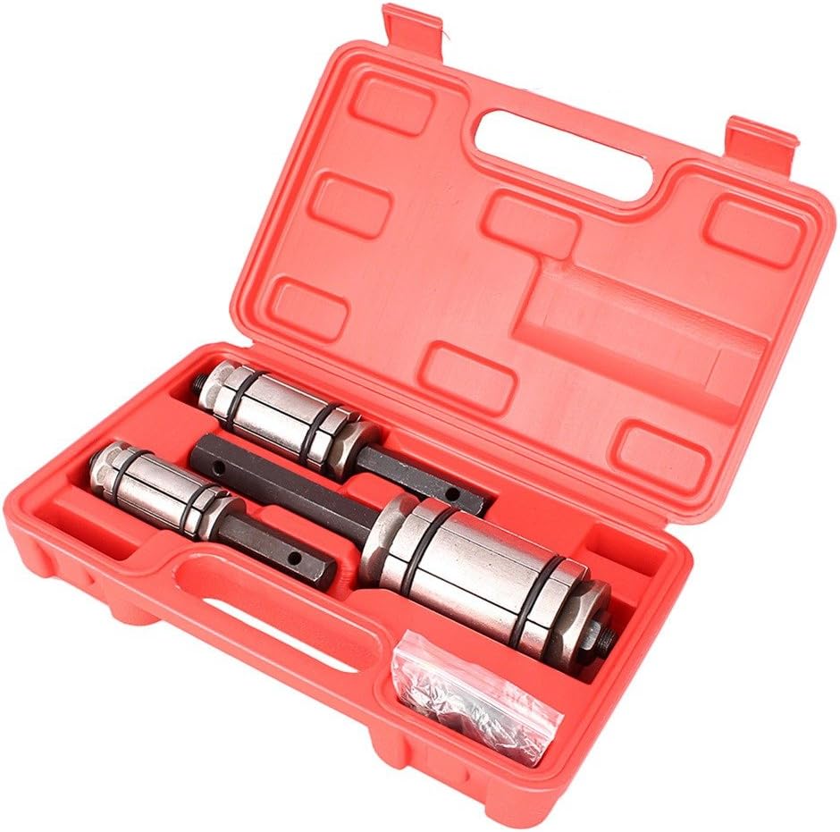 Mallofusa 3Pcs Exhaust Pipe Expander Tool Set Kit Muffler Tail Pipe Butt 1-1/8" to 3-1/2" with Blow Mold Storage Case: Automotive