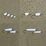 Hard Foam Popper Bodies w/ Hooks - saltwater / sz. 2/0