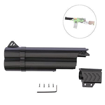 15000P 3d Drucken Aussehen Tuningteile Vorderrohr Zubehör für Nerf Zombie Strike SlingFire