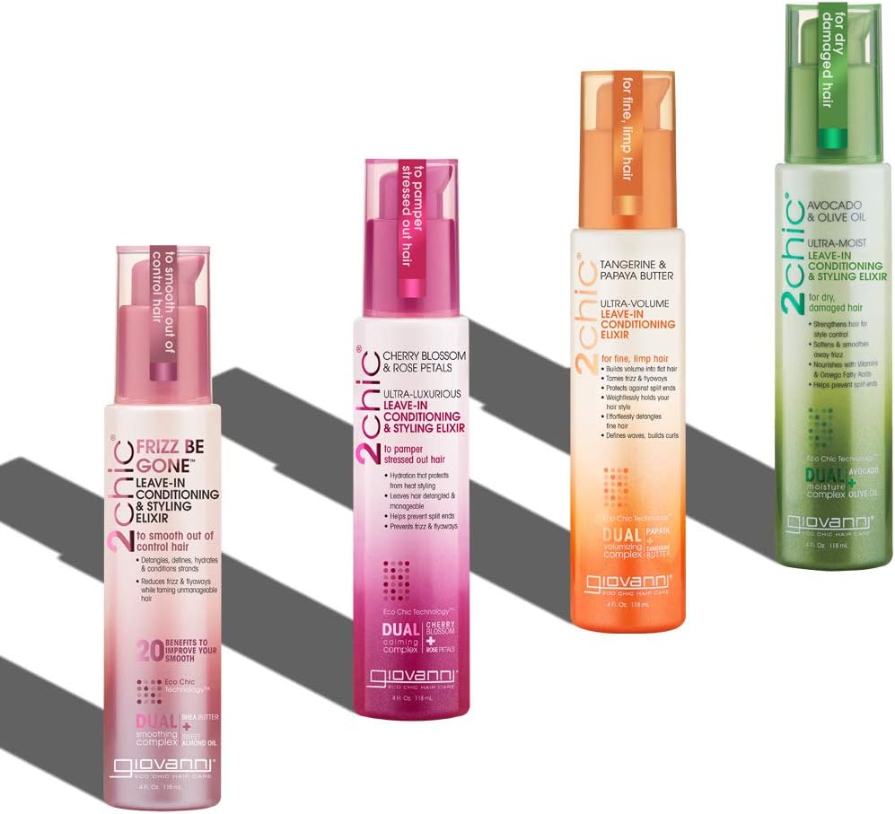 Giovanni Cosmetics 2chic Frizz Be Gone Leave-In Conditioner, 166 g, No Color - Image 5