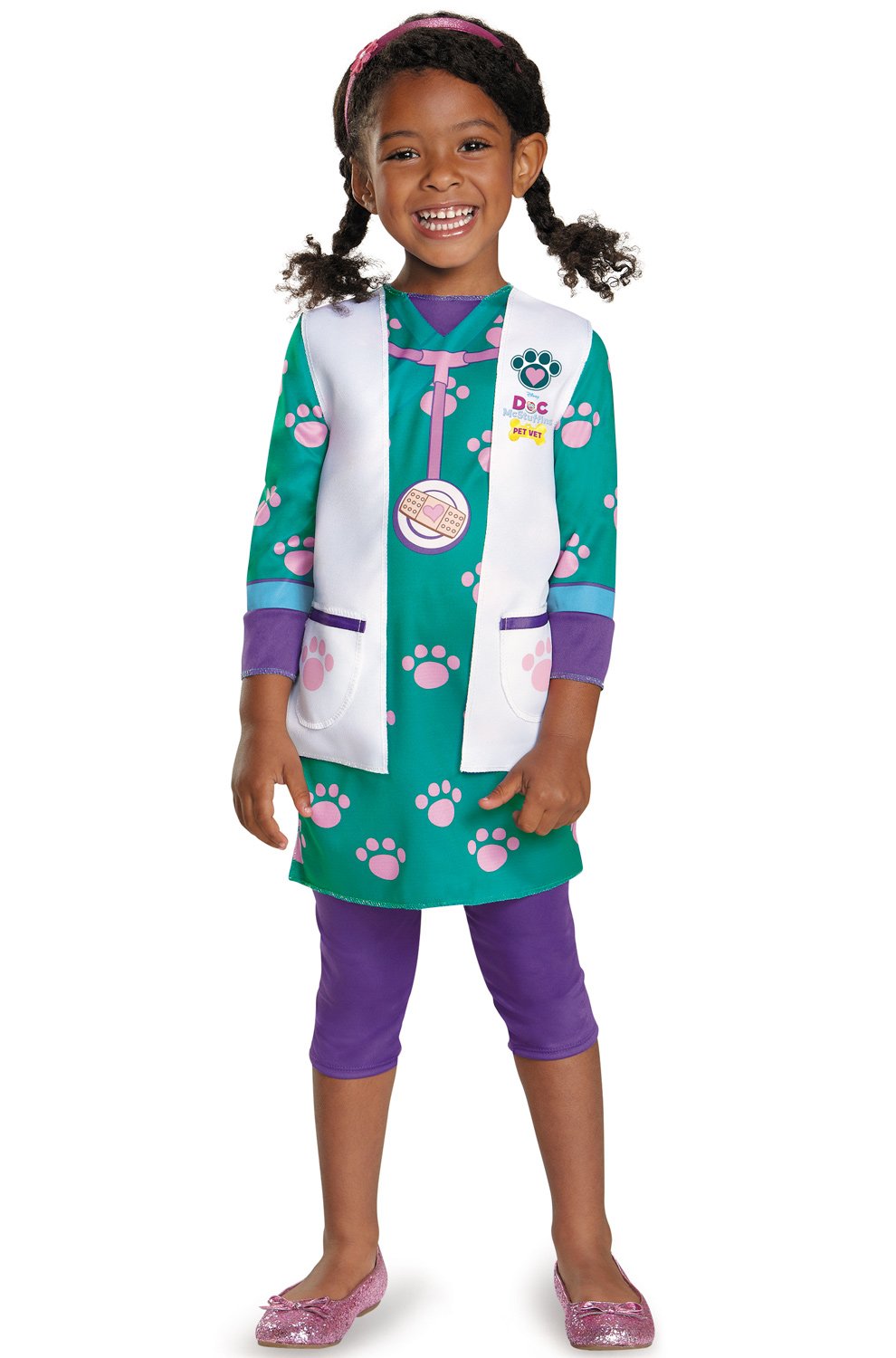 Disguise Doc McStuffins Pet Vet Classic Toddler/Child Costume Funtober