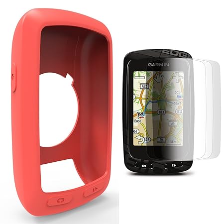 TUSITA Hülle für Garmin Edge 800 810 Touring Plus,Approach G6 G7 - Silikon Schutzhülle Skin - GPS Bike Computer Zubehör