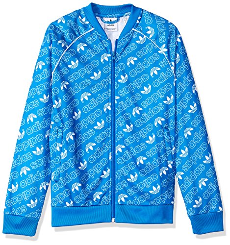 adidas Originals Boys' Trefoil Monogramed Superstar Tracktop
