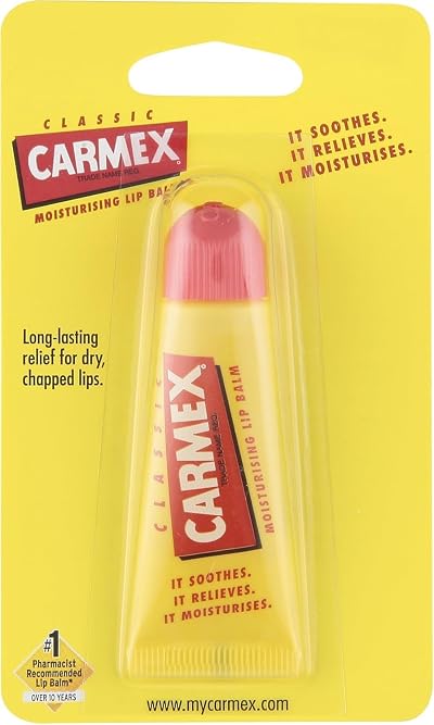 Carmex Classic Medicated Lip Balm 0.35 oz Tube in Blister Pack