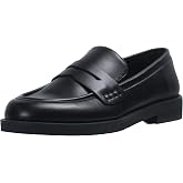 AUPEWEL Women's Penny Loafers, Comfortable Slip On Business Casual Dressy Shoes for Work, Easy Match Walking Flats