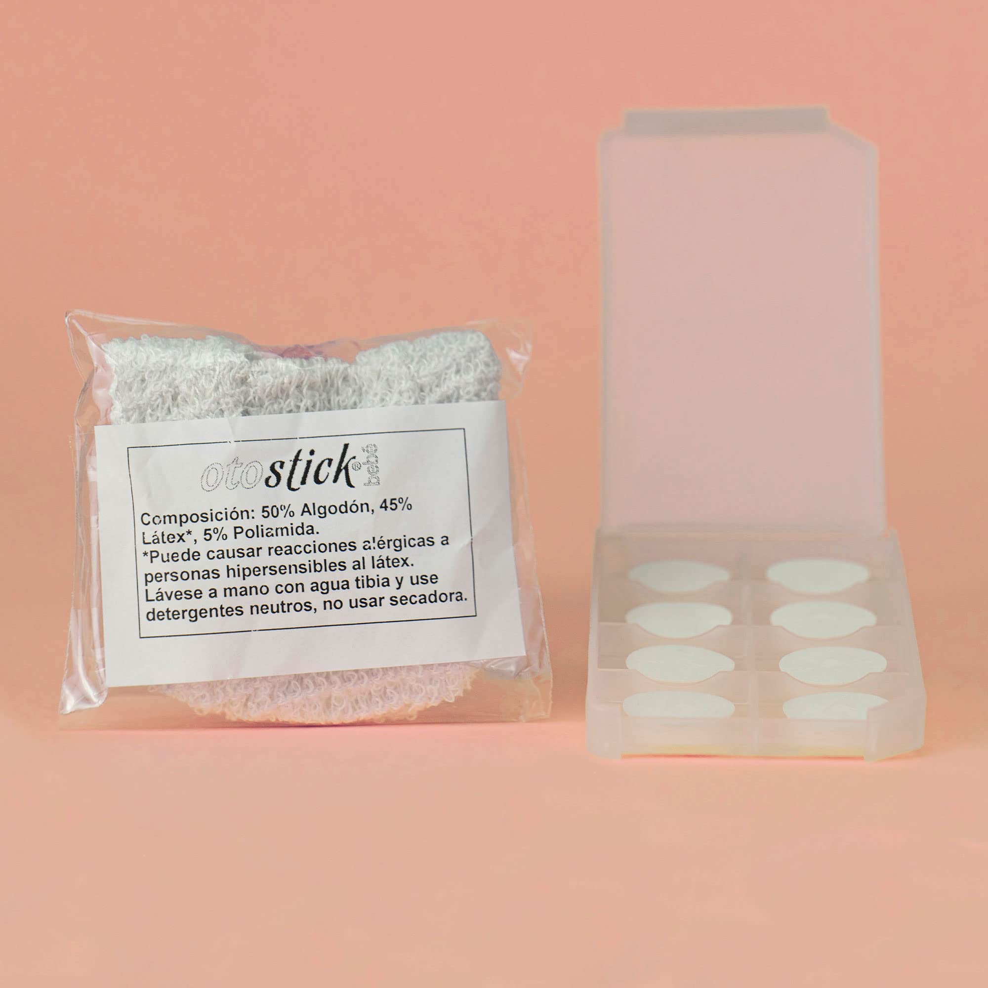 Otostick Bebe Corrector de Orejas Protuberantes para Bebes - 8 Unidades con Gorra de Proteccion - Soporte Ortopedico para la Correccion Permanente