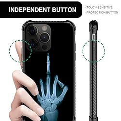 TnXee Compatible with iPhone 14 Pro Max Case,X ray