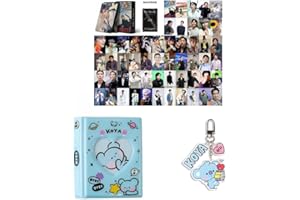 SCISSH Kpop Set 55pcs RM Personal Photocards Postcard, KOYA Album Binder Holder Book, KOYA Keyring Keychain (RM)
