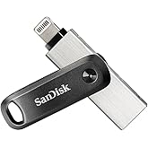 SanDisk 256GB iXpand Flash Drive Go for iPhone and iPad - SDIX60N-256G-GN6NE, Black