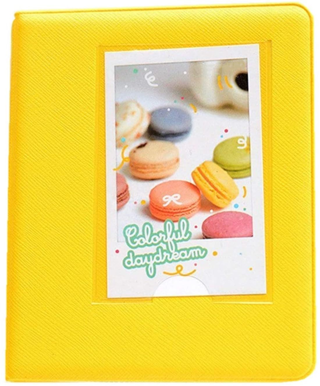 3-Inch Film 64 Pockets Mini Photo Albums (yellow)