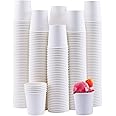 Turbo Bee 300Pack 4oz Disposable Paper Cups,Hot/Cold Beverage Drinking Cup，Small Paper Cups for Bathroom and Mouthwash…
