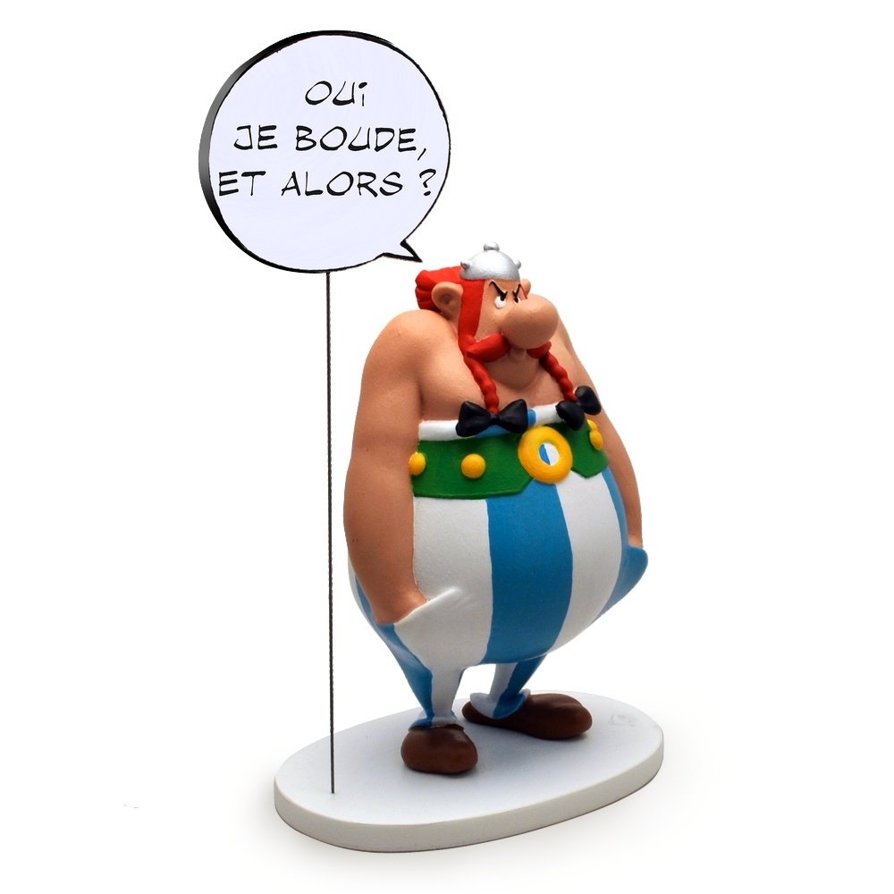 Plastoy SAS PLA00126 No Asterix: Obelix with Speech Bubble: OUI JE BOUDE ET ALORS, Game