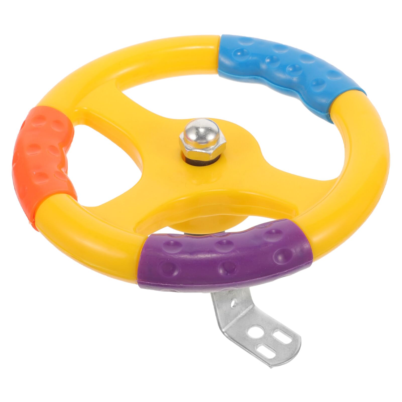 Toyvian Steering Wheel Kid Swing Accessory Plastic Playground Steering Wheel Toy for Outdoor Riding Cars and Rocking Vehicles Educational Fun Part