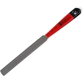 StewMac Double Edge Nut Slotting File 0.050" &amp; 0.060" Cutting | Cuts Two Slot Widths per File, 0.050" and 0.060"; Durable Nut File for Accurate String Slot Depth and Width