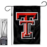 Texas Tech Red Raiders Garden Banner Flag with Stand Pole Holder