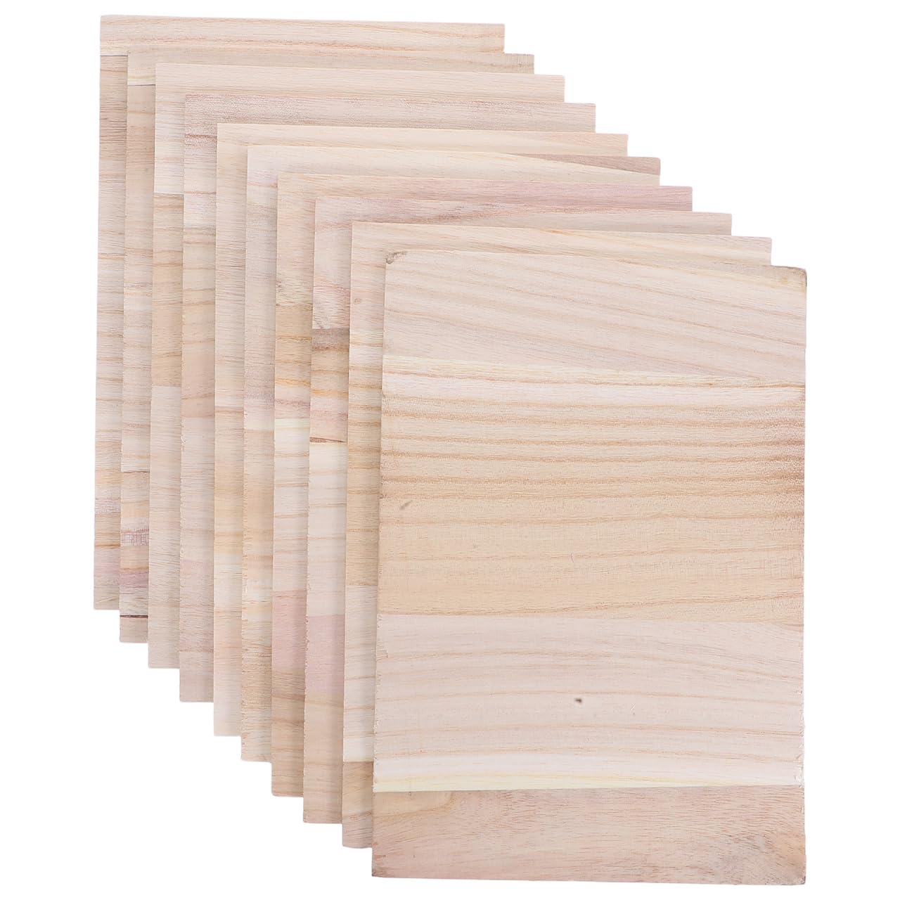 Homoyoyo 10 Sheets Wooden Karate Breaking Boards, 6mm Thick Taekwondo Breaking Boards Wooden Kick Board Training Accessory for Karate Practice Performing
