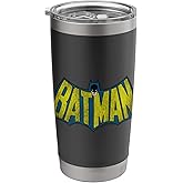Batman Classic Logo Distressed Stainless Steel Insulated Tumbler
