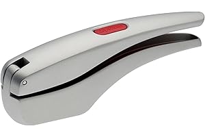 Zyliss Susi 3 Garlic Press - Aluminium Press with Built-in Cleaning Tool - Crusher, Mincer & Peeler for Unpeeled Garlic Clove