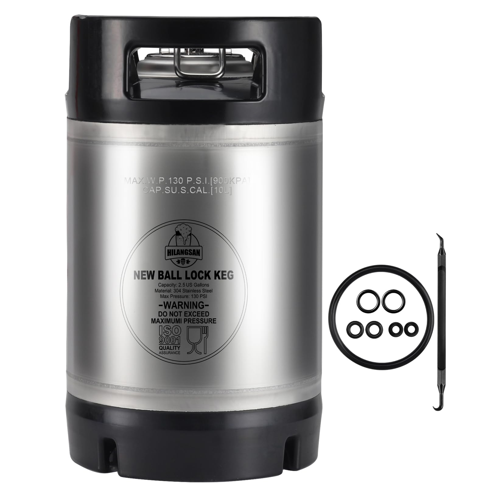Hilangsan New 2.5 Gallon Keg Cornelius